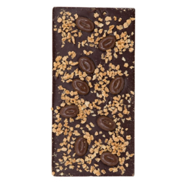 Chocoladereep puur - Amarettini crunch/Mokka