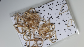 Paperclips druppel - goud 30 st.