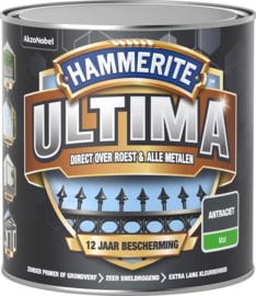 Hammerite Ultima Metaallak Mat Antraciet 250 ml