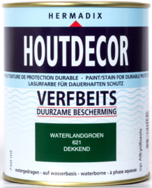 Hermadix Houtdecor Verfbeits Waterland Groen 621 750 ml