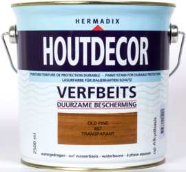 Hermadix Houtdecor Verfbeits Transparant Old Pine 657 2,5 liter
