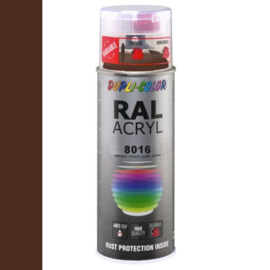 Dupli-Color Ral Acryl Ral 8016 Mahonie bruin Hoogglans 400 ml