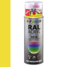 Dupli-Color Ral Acryl Ral 1016 Zwavelgeel Hoogglans 400 ml