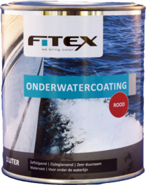 Fitex Onderwatercoating Zwart 1 liter