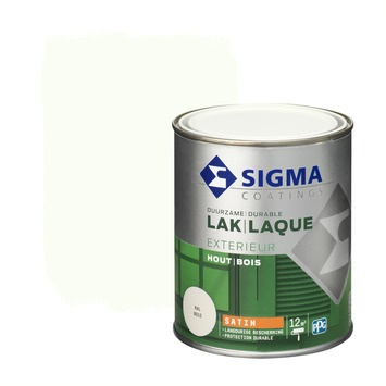 ik heb dorst Selectiekader biologie Sigma Exterieur Lak Zijdeglans Ral 9010 750 ml | Sigma Zijdeglans Ready  Mixed | AltijdVerf