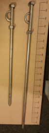 Stake-out pen 90 cm lang (20mm dik) RVS 304