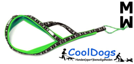 Run long harnas Lime groene en neon oranje voering OP=OP