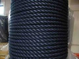 PE Seil 10 mm (16 fach eingeflochten) Schwarz