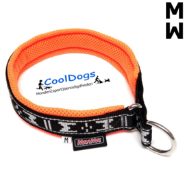 Halsband gefüttert Neon Orange XS