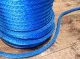 PE Seil 6 mm (16 fach eingeflochten) Blau oder Orange