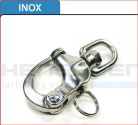 Panic snap small INOX