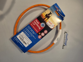 Halsband lichtgevend TPU/Nylon USB 65 cm L-XL