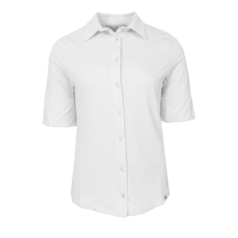 Glammlabel blouse Lotte white Short sleeves