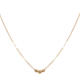 JSA exclusive Gold necklace with Gold sparkle beads