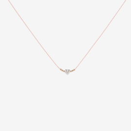 js-amsterdam baby pink necklace heart