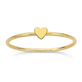 Gold Filled Ring with Heart
