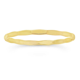 Gold Filled Faceted Ring