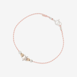 js-amsterdam baby pink bracelet star
