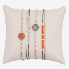 js-amsterdam Silver bracelet set #1