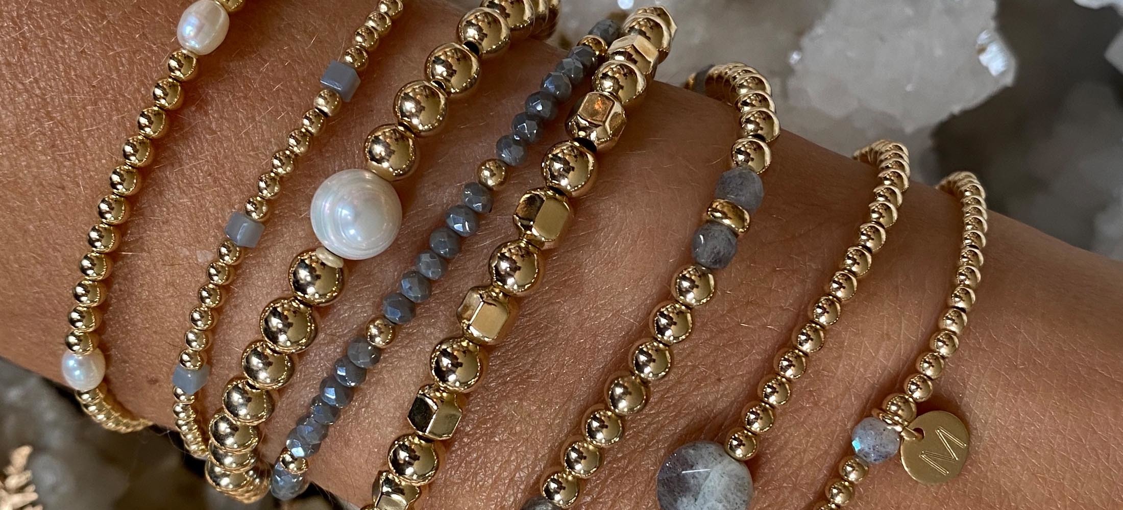 Jewels & Bubbles bracelets