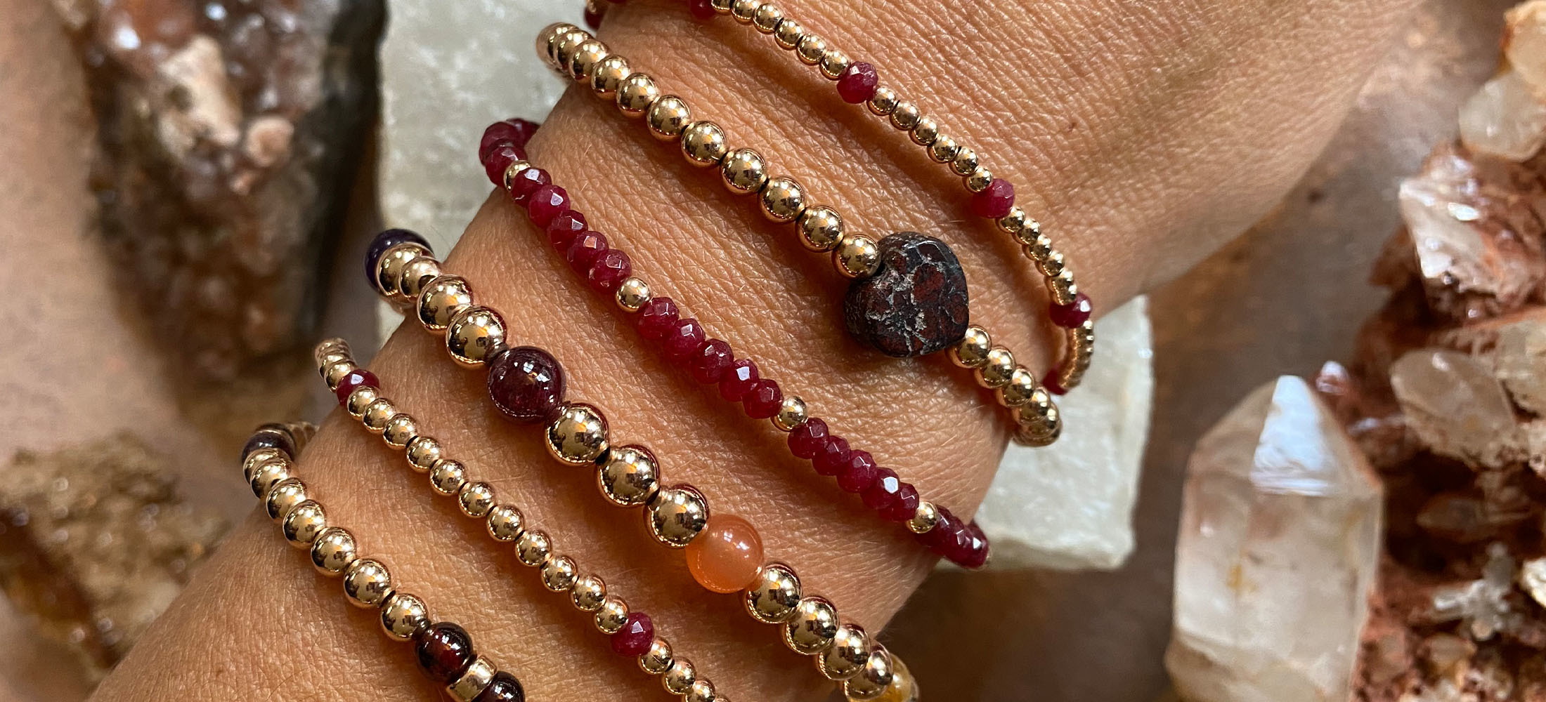 Jewels & Bubbles gem stones