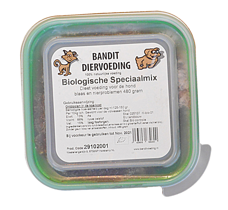 Bandit Biologisch Dieet Blaas- en nierproblemen (Hond) | 480 gram