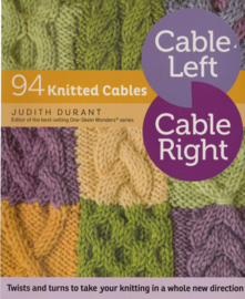 Boek - Cable Left, Cable Right: 94 Knitted Cables - Judith Durant