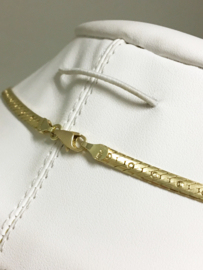 14 K Gouden Gourmet Collier (gewalst) - 47 cm / 14,25 g