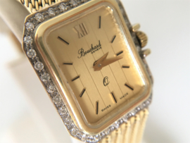 Bouchard 14 K Gouden Dameshorloge  0.32 crt Briljantgeslepen Diamant