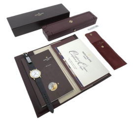 PATEK PHILIPPE  Calatrava Ref. 3802/200J-001 Goud 18 K -1999 / Full Set