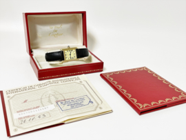 Must de Cartier Tank Roman Dial Quartz Dames Polshorloge