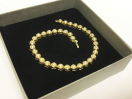 14 K Gouden Tennis Armband 1,75 crt Briljantgeslepen Diamant - 18 cm