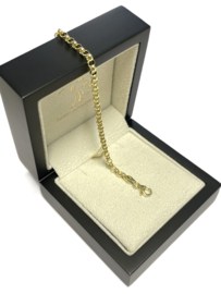 14 Karaat Gouden Jasseron Schakel Armband - 19 cm / 3,5 mm