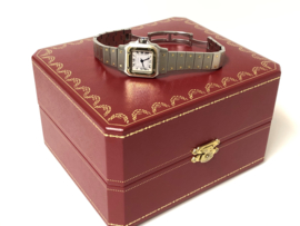 Cartier Santos Galbée Automatic Staal Goud - Full Set Incl Garantie