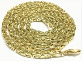 14 K Gouden Koningsketting Byzantijns  65 cm /  82,5 g