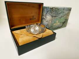 Rolex Oyster Perpetual Datejust 36 mm Silver Dial 16233 in Rolex Cassette 1989