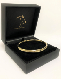 14 K Gouden Slaven Armband / Bangle - 18,3 g / 18,5 cm / 7 mm