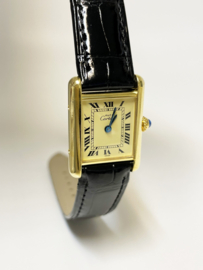 Must de Cartier Tank Midsize Quartz Ivory Roman Dial - Incl Garantie Cartier