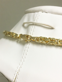 14 K Gouden Koningsketting Byzantijns  65 cm /  82,5 g