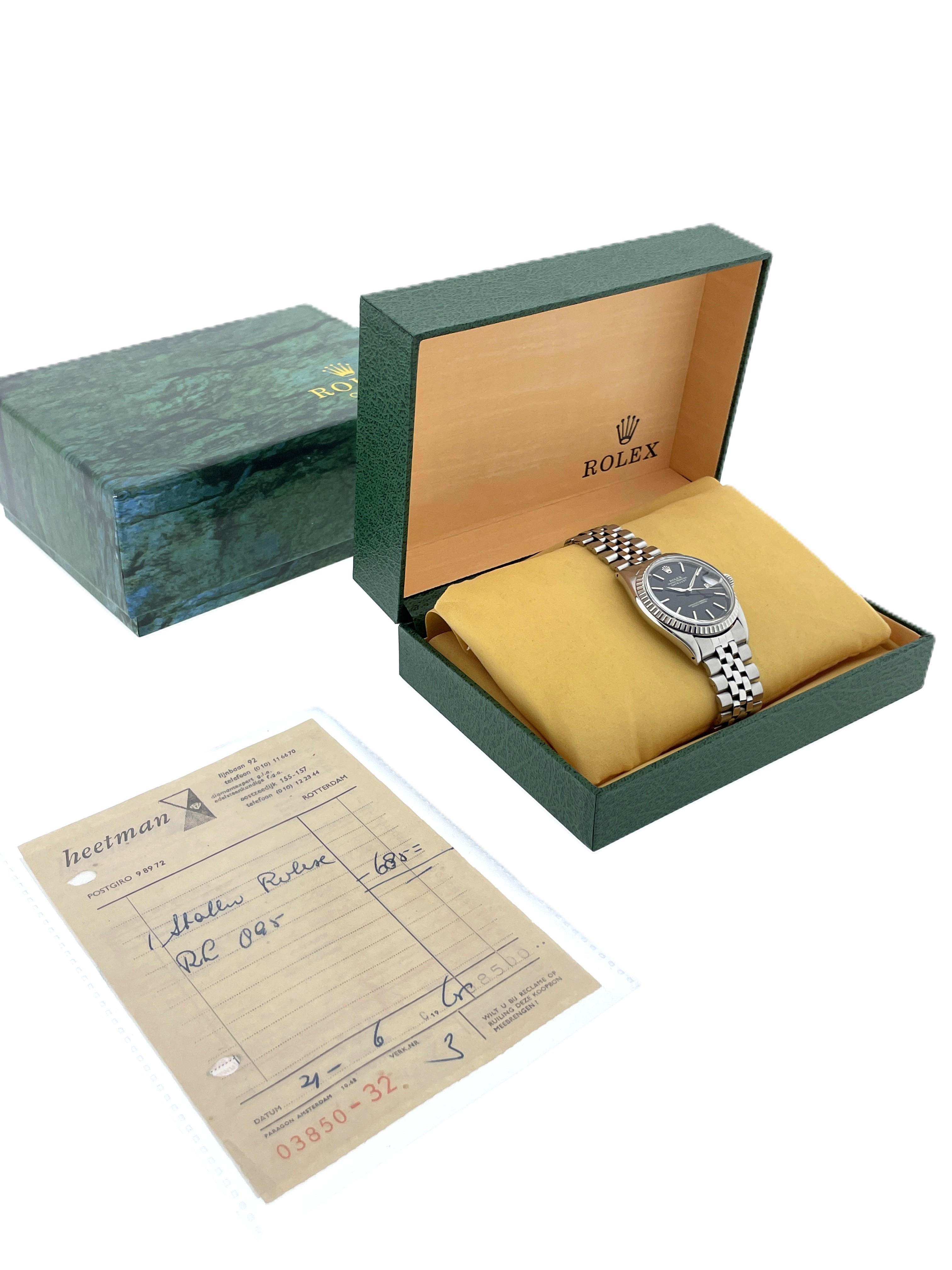 Rolex Datejust 1964 Type 1603 Inclusief Originele Aankoopnota - Van 1e Eigenaar