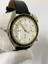 OMEGA 175.0032 Speedmaster Chronograaf Automatic White Dial Reduced 1990 - Staal / Goud