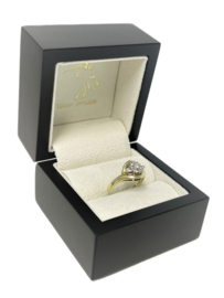DIAMONDE - Gouden Slag Ring 0.28 ct Briljant Geslepen Diamant