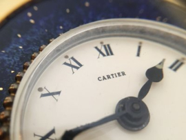 CARTIER VINTAGE PENDULE REISWEKKER LAPIZ - JAREN '50