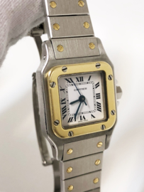 Cartier Santos Galbée Automatic Staal Goud - Full Set Incl Garantie