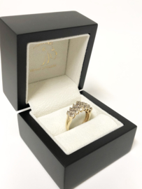 14 K Gouden Bandring ca 0.50 Crt Briljant Geslepen Diamant J/VS2-SI1