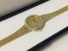 Aldo  Quartz 14 K Gouden Dames Polshorloge 0.56 crt Briljantgeslepen Diamant