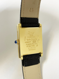 Must de Cartier Tank Large Quartz 590005 Champagne Roman Dial - Full Set