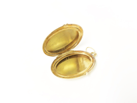 14 K Antiek Gouden Medaillon Hanger Amsterdam XXX