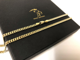 14 K Massief Gouden Gourmet Ketting - 60 cm / 48 g