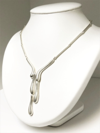 Lapponia Zilveren Design Collier Ice Drops Chao-Hsien Kuo - 45 cm